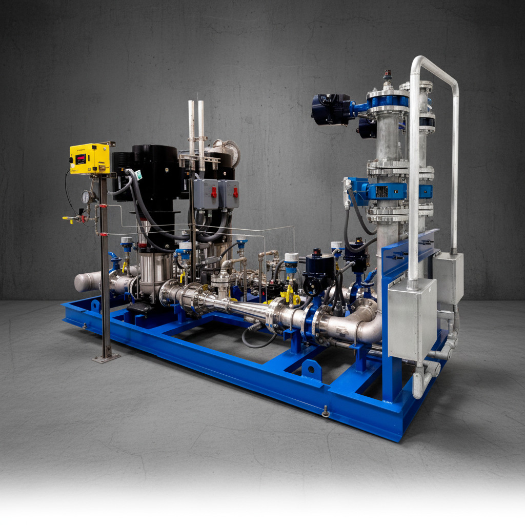 pureflow mass transfer skid for ozone dissolution